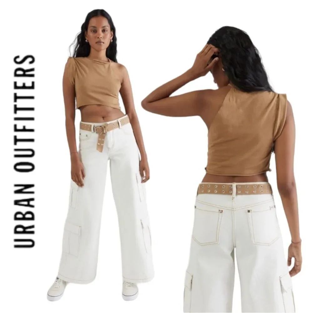 NEW Urban Outfitters UO BDG Rolled-Up Cropped Top S